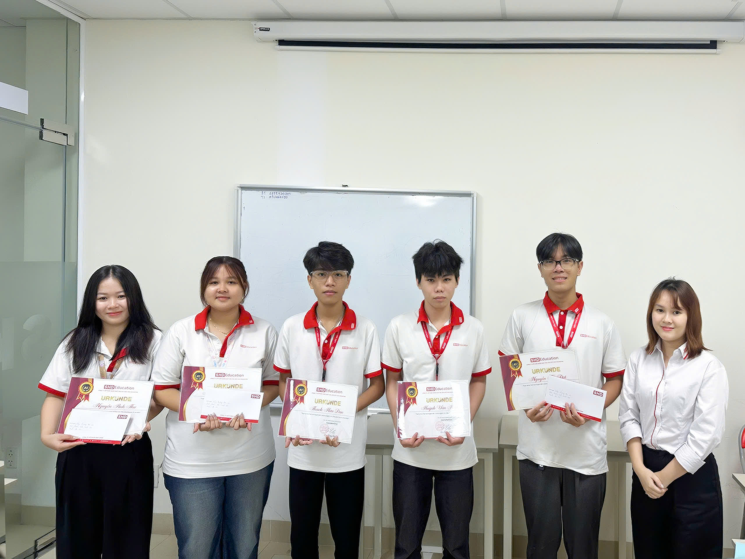 Học viên SHD xuất sắc tiếng Đức A1