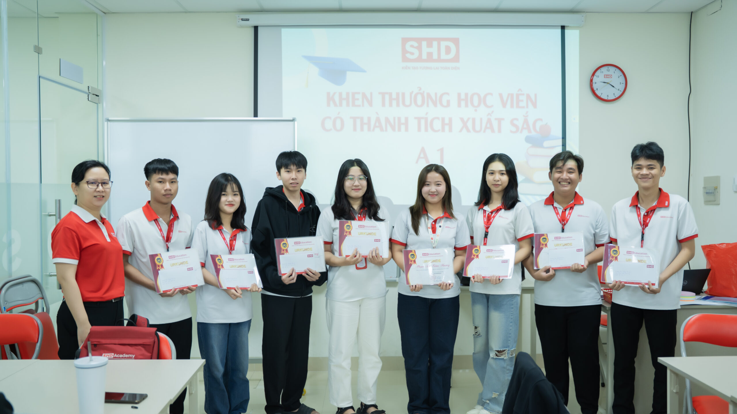 khen thưởng tiếng đức a1